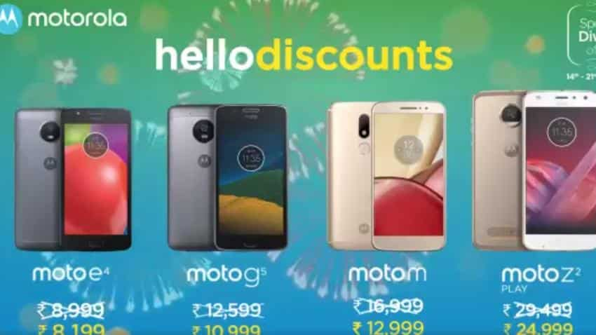 Motorola unveils Diwali discount offers on Moto Z2 Play, Moto M, Moto G5, Moto E4