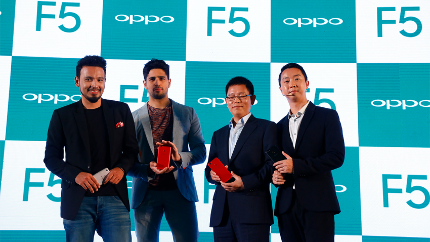 Oppo F5 launches in India priced at Rs 19,990; specifications, availability
