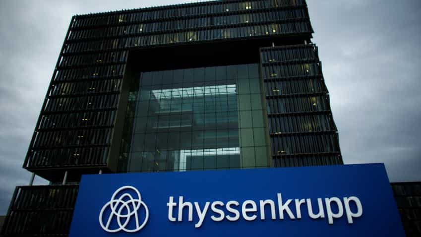ThyssenKrupp lifted by record orders as shifts from steel