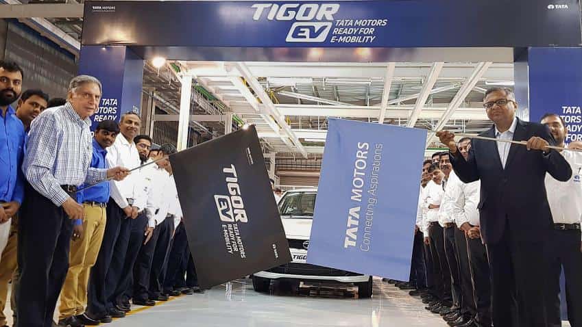 Tata Motors rolls out first Tigor EV Tata Motors rolls out first Tigor EV