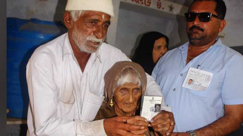 Young and old, brides and grooms cast votes in Gujarat elections; see pics Young and old, brides and grooms cast votes in Gujarat elections; see pics