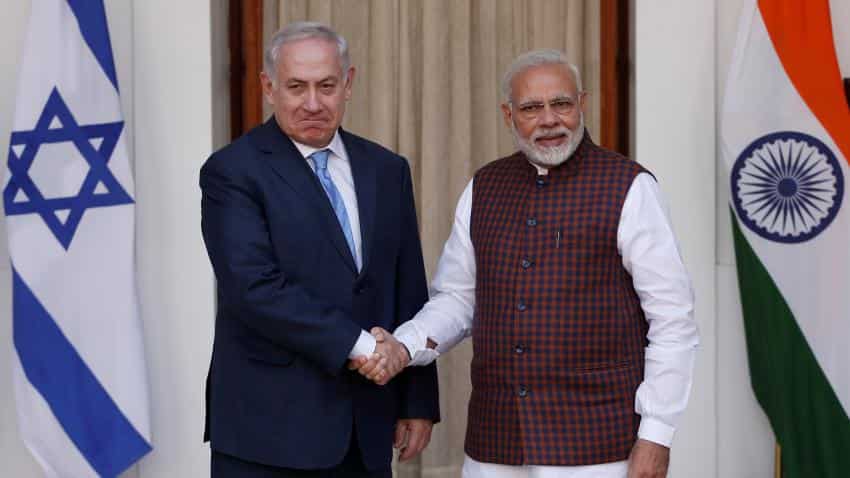 Modi invites Israeli defence companies for co-production Modi invites Israeli defence companies for co-production