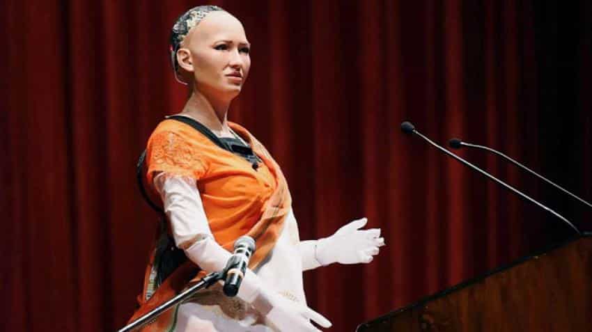 Humanoid Sophia may dazzle at global tech event in Hyderabad Humanoid Sophia may dazzle at global tech event in Hyderabad