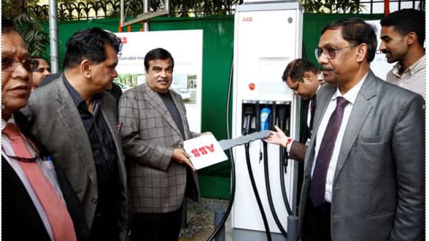 ABB installs electric vehicle fast charger station at NITI Aayog  