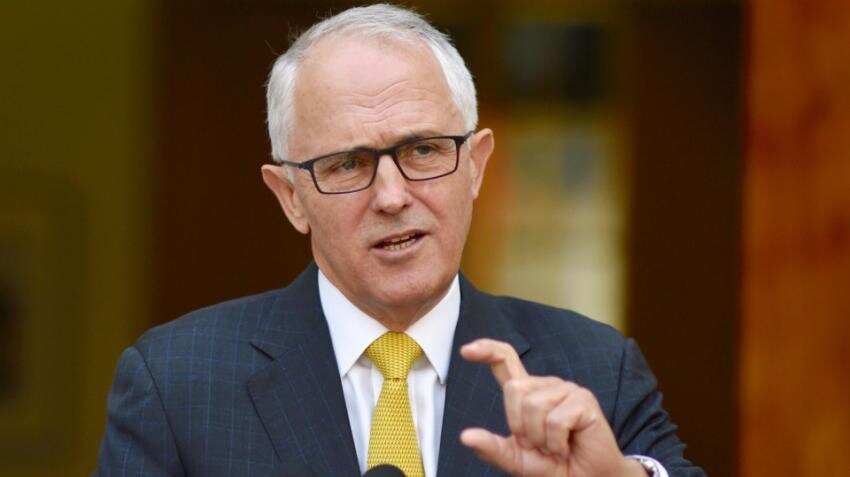 Australian PM Malcolm Turnbull backs Adani's controversial coal mine project in Queensland Australian PM Malcolm Turnbull backs Adani's controversial coal mine project in Queensland