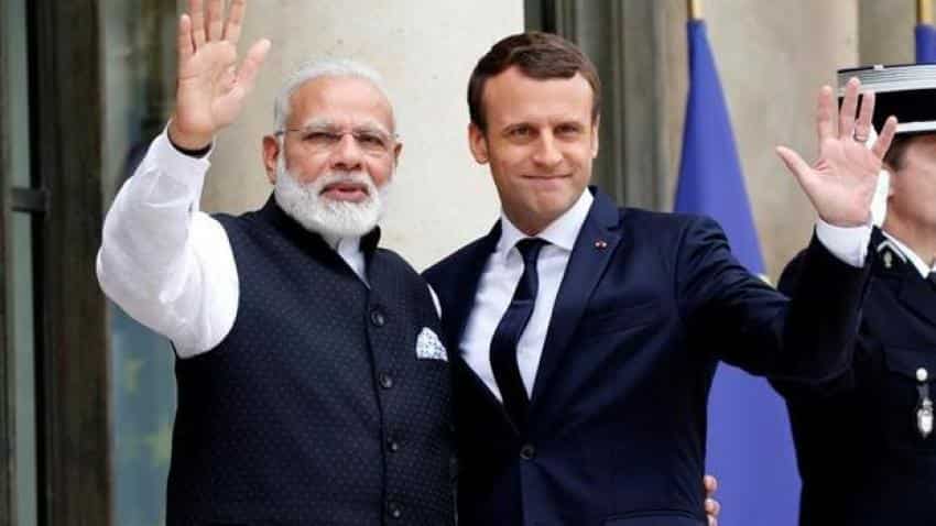 Narendra Modi, Emmanuel Macron inaugurate UP&#039;s biggest solar power plant in Mirzapur
