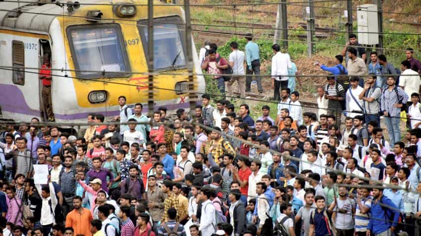 Mumbai central Railways protest: Railway recruitment 2018 row sparks strike; Indian Railways targetted, local trains blocked