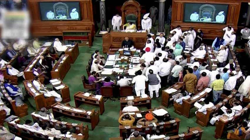 Disruption in Lok Sabha continues as TDP, TRS, AIADMK protest Disruption in Lok Sabha continues as TDP, TRS, AIADMK protest