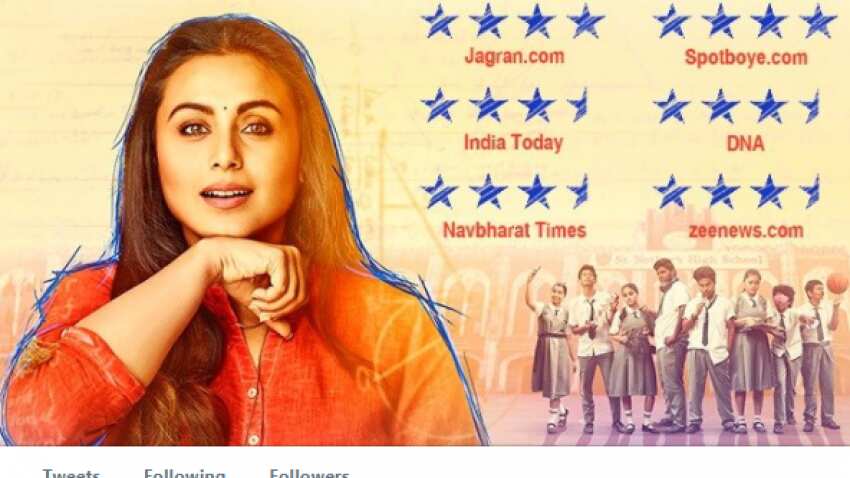Hichki box office collection: Rani Mukerji starrer stays strong even on 7th day; total take rises to Rs 26.10 cr