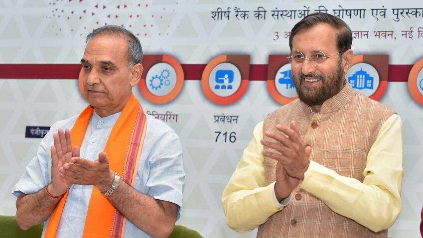 IISc Bangalore, IIT Madras to IIM-Ahmedabad top HRD Ministry ranking IISc Bangalore, IIT Madras to IIM-Ahmedabad top HRD Ministry ranking