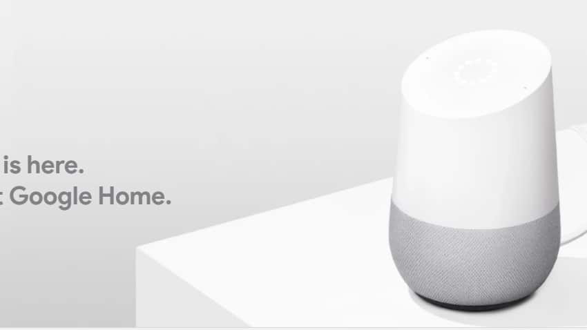 google voice activated smart speaker