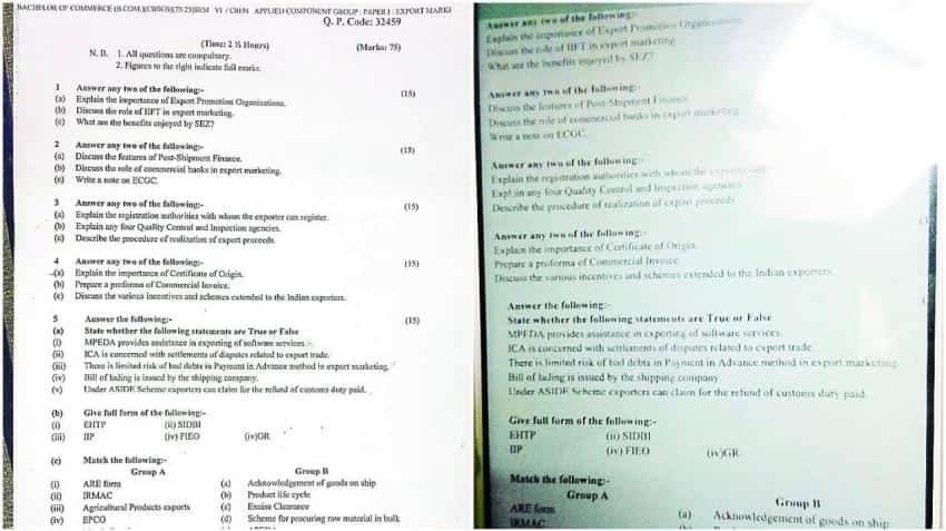 TYBCom exam paper leaked on WhatsApp; fake tweet adds to problems for students