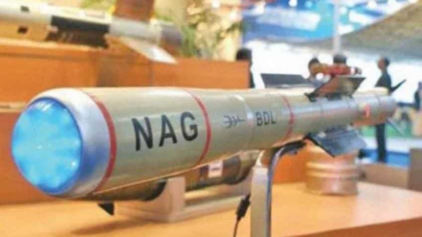 Procurement of NAG missile, long-range guns worth Rs 3,687 crore for Navy cleared Procurement of NAG missile, long-range guns worth Rs 3,687 crore for Navy cleared