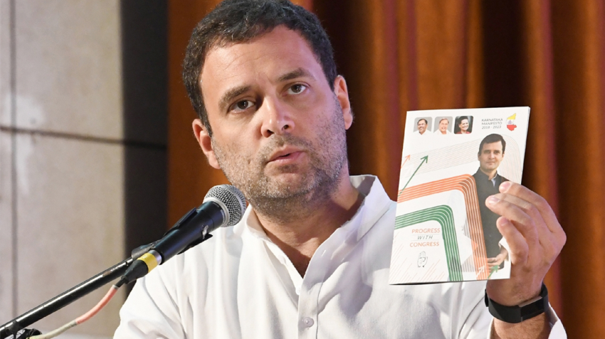 Karnataka assembly elections 2018: Rahul Gandhi launches Mann Ki Baat manifesto Karnataka assembly elections 2018: Rahul Gandhi launches Mann Ki Baat manifesto