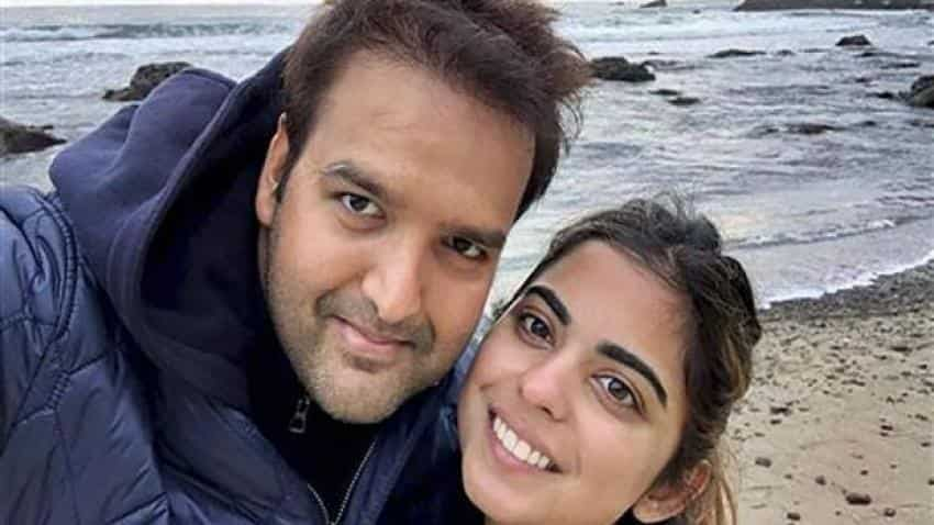 Isha Ambani marriage to Anand Piramal: Mukesh Ambani and family visit Mumbai temple