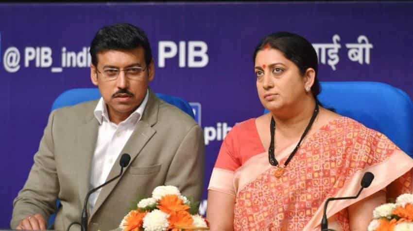 Cabinet reshuffle: Rajyavardhan Rathore replaces Smriti Irani at I&B, Piyush Goyal gets temporary charge of Finance Ministry Cabinet reshuffle: Rajyavardhan Rathore replaces Smriti Irani at I&B, Piyush Goyal gets temporary charge of Finance Ministry