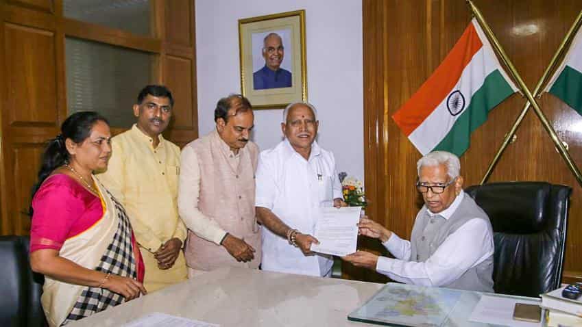 Karnataka conundrum: BJP CM face Yeddyurappa says "Governor will call me" Karnataka conundrum: BJP CM face Yeddyurappa says "Governor will call me"