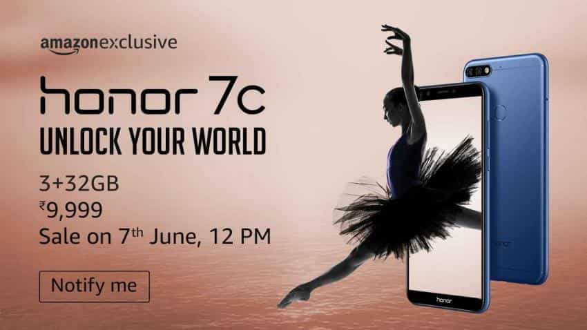 Honor 7C sale to begin on June 07 exclusively on Amazon; RJio gives Rs 2,200 cashback with additional 100GB data