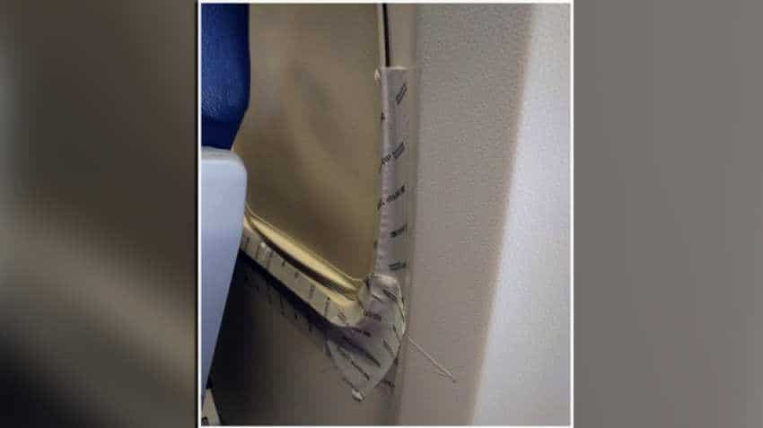 This airline used tape to fix plane&#039;s damaged window; check photo