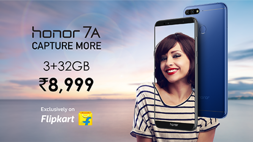 Honor 7A sale to begin tomorrow exclusively on Flipkart; Know price, features and specs