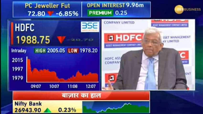 Deepak Parekh: HDFC AMC launching IPO as alternate investment opportunities are lesser now Deepak Parekh: HDFC AMC launching IPO as alternate investment opportunities are lesser now