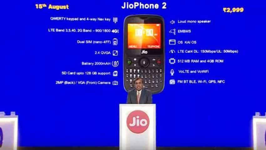 Reliance JioPhone 2 to go on sale on August 15; check MyJio app and Jio.com