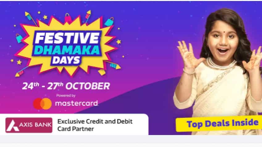 Flipkart Festive Dhamaka Days: Axis Bank, HDFC, SBI, ICICI, Bajaj Finserv, PhonePe offer exciting cashback, no cost EMI; Details here Flipkart Festive Dhamaka Days: Axis Bank, HDFC, SBI, ICICI, Bajaj Finserv, PhonePe offer exciting cashback, no cost EMI; Details here