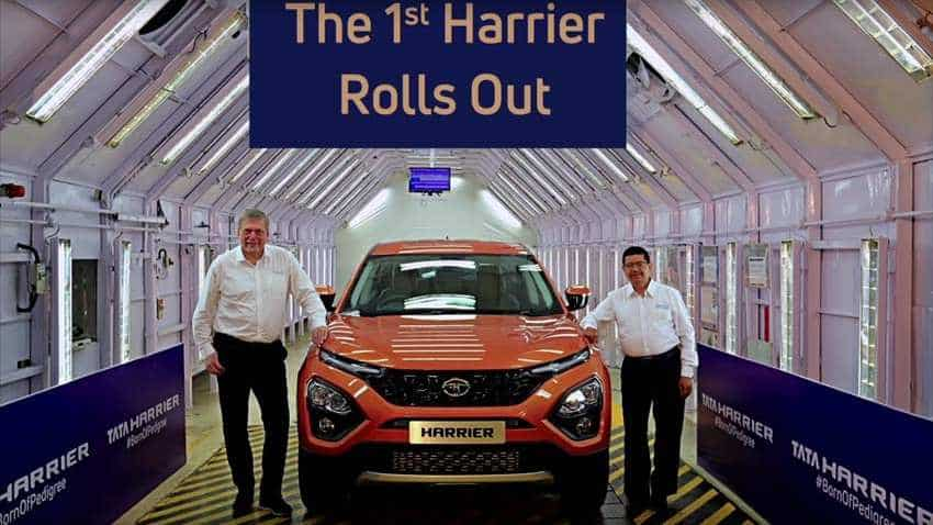 First Tata Motors Harrier SUV rolled out of manufacturing line; this glitzy beauty will mesmerise you