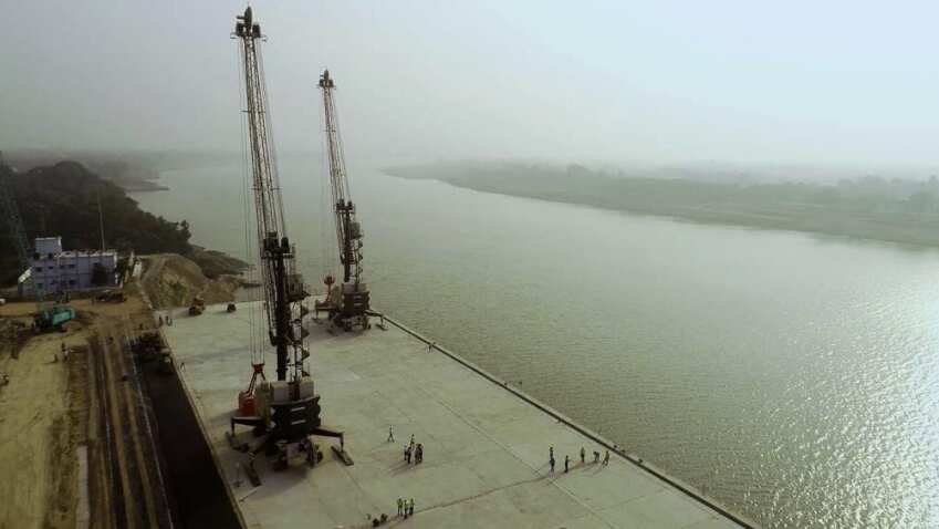 PM Narendra Modi in Varanasi today, set to inaugurate India&#039;s first  &#039;Inland Waterways Terminal&#039; on Ganga,  plus Ring Road, Babatpur Airport Road