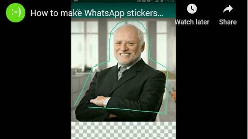 You can turn any photo into a WhatsApp sticker with this Android app