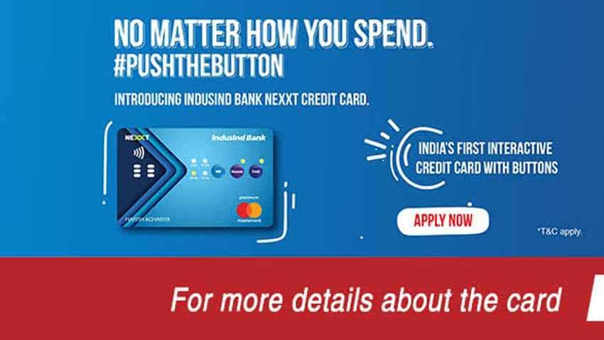 WOW! This credit card has buttons! India&#039;s first such card offers PoS, EMI, even reward points options