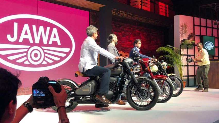 Jawa motorcycles launched by Anand Mahindra; price to specs, get up close and personal with historic bike