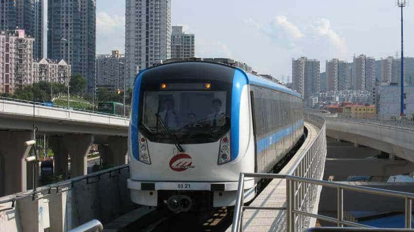 China-made train coaches for Nagpur metro come off production line By K J M Varma China-made train coaches for Nagpur metro come off production line By K J M Varma