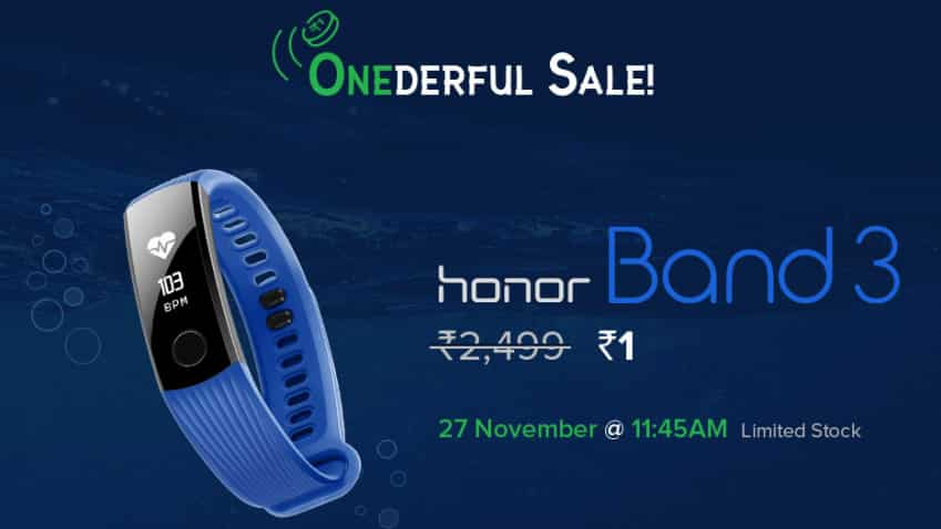 Surprise! Buy this Band at just Re 1! Grab Honor Band 3 this way