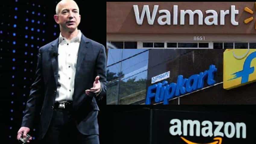 Shock for Walmart in India? Is Flipkart domination over in India? Jeff Bezos' Amazon sees good days Shock for Walmart in India? Is Flipkart domination over in India? Jeff Bezos' Amazon sees good days