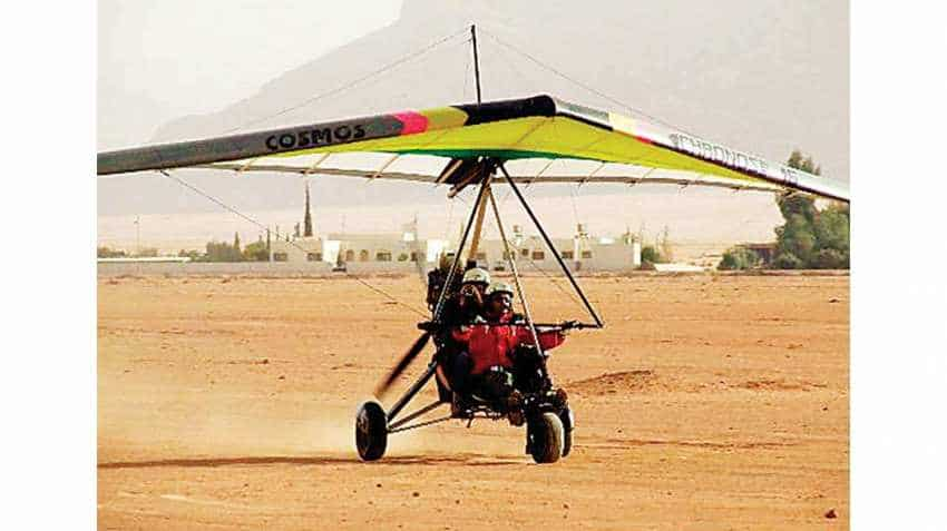 State of Aviation! 4 planes tied with ropes at this airfield to prevent stealth attack