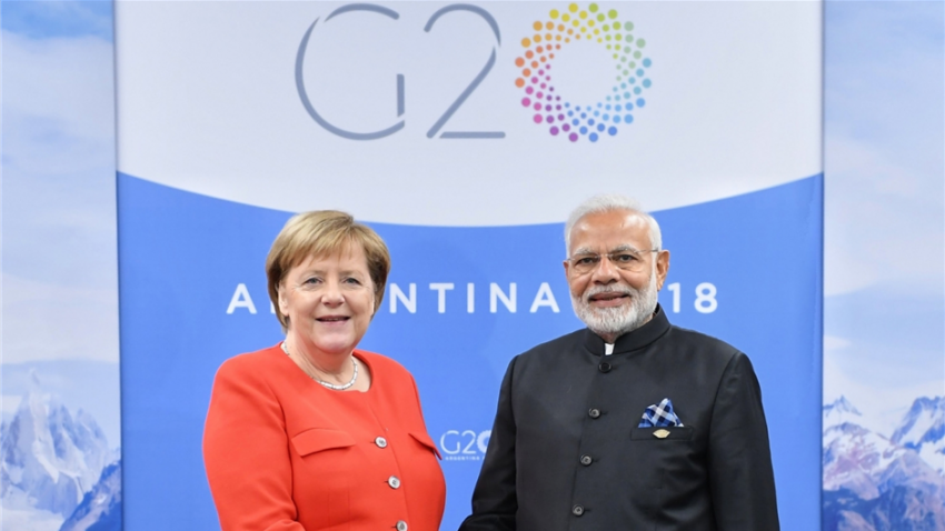 G20 summit: PM Modi meets Merkel, Macron and others, discusses bilateral relations