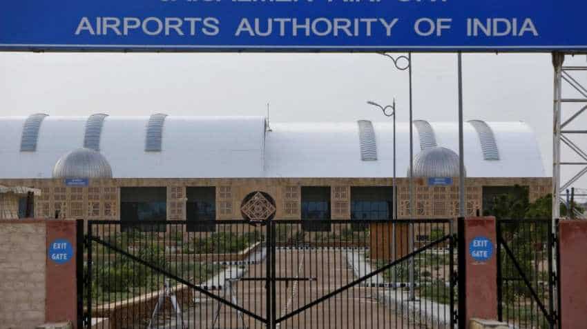 Airports Authority employees protest against govt move to privatise 6 airports Airports Authority employees protest against govt move to privatise 6 airports