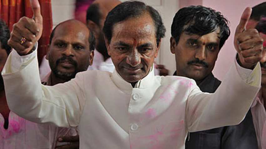 Telangana election results 2018: K Chandrashekhar Rao led TRS appears set for two-third majority in Telangana Telangana election results 2018: K Chandrashekhar Rao led TRS appears set for two-third majority in Telangana