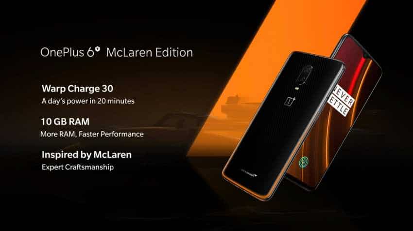 OnePlus 6T McLaren Edition with 10GB RAM launched