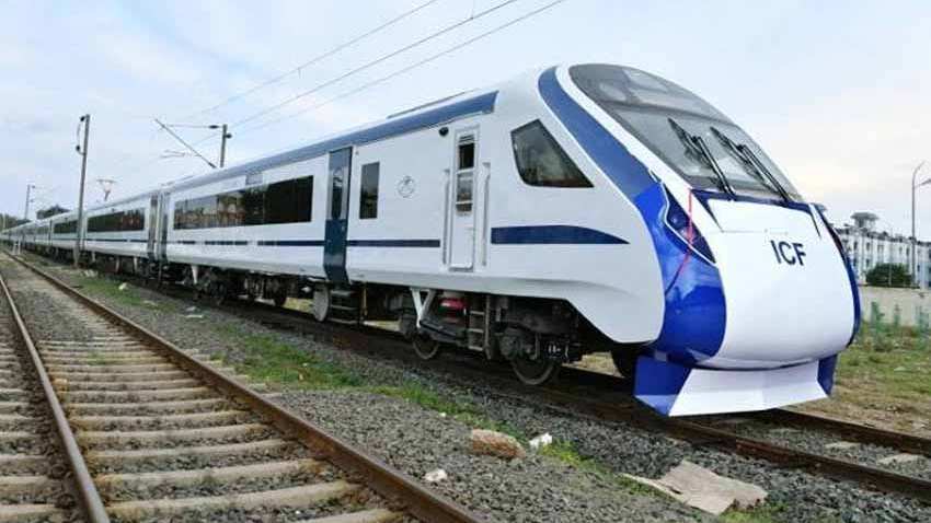 Shocking! Indian Railways Train 18 window broken by miscreants during trial