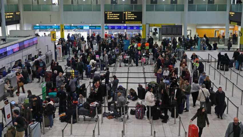 Drones shut UK's Gatwick Airport for 2nd day, thousands of passengers stranded Drones shut UK's Gatwick Airport for 2nd day, thousands of passengers stranded