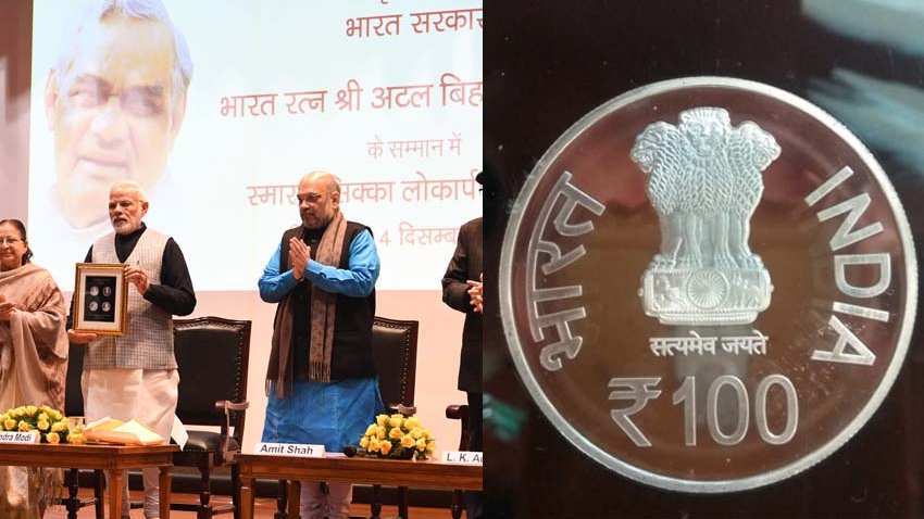 PM Modi releases new Rs 100 coin in Atal Bihari Vajpayee&#039;s memory: Check its salient features