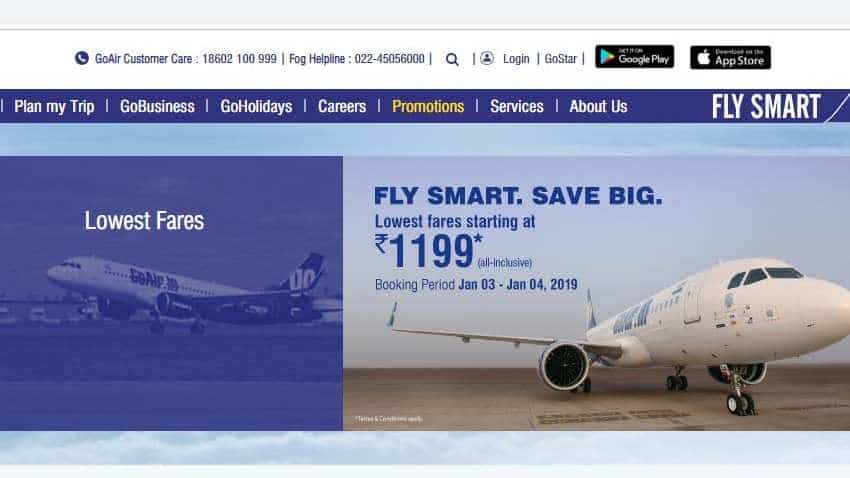 GoAir sale: Book flight tickets for just Rs 1,199 - Here is how GoAir sale: Book flight tickets for just Rs 1,199 - Here is how