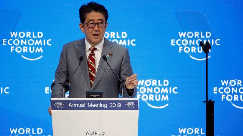 WEF 2019: Shinzo Abe seeks rebuilding of trust in global trade systems; asks India, Europe and US to give WTO new life