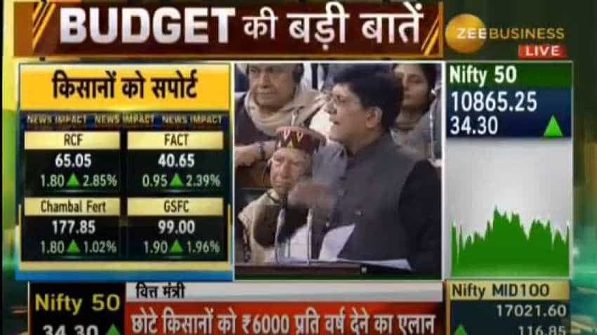 Budget 2019: FM Piyush Goyal speech key takeaways - from farmers, salaried people, to fiscal deficit, know all here