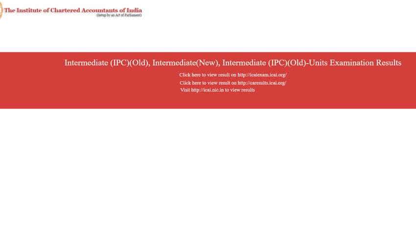 ICAI IPCC Result 2018 LIVE: CA aspirants alert! November Intermediate result DECLARED at icai.org, icai.nic.in ICAI IPCC Result 2018 LIVE: CA aspirants alert! November Intermediate result DECLARED at icai.org, icai.nic.in