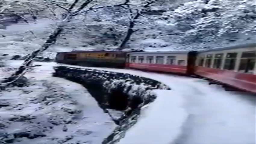 This &#039;cool&#039; train video tweeted by Piyush Goyal is going massively viral - WATCH