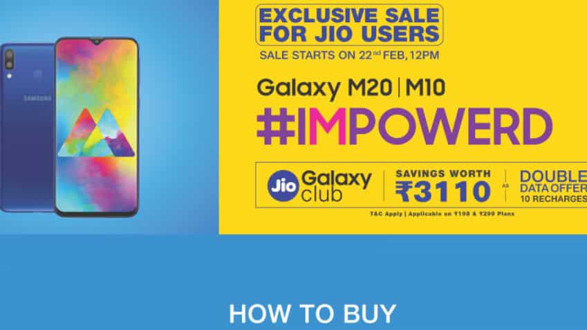 Jio users alert! Samsung Galaxy M10, M20 sale to begin tomorrow - All you need to know Jio users alert! Samsung Galaxy M10, M20 sale to begin tomorrow - All you need to know