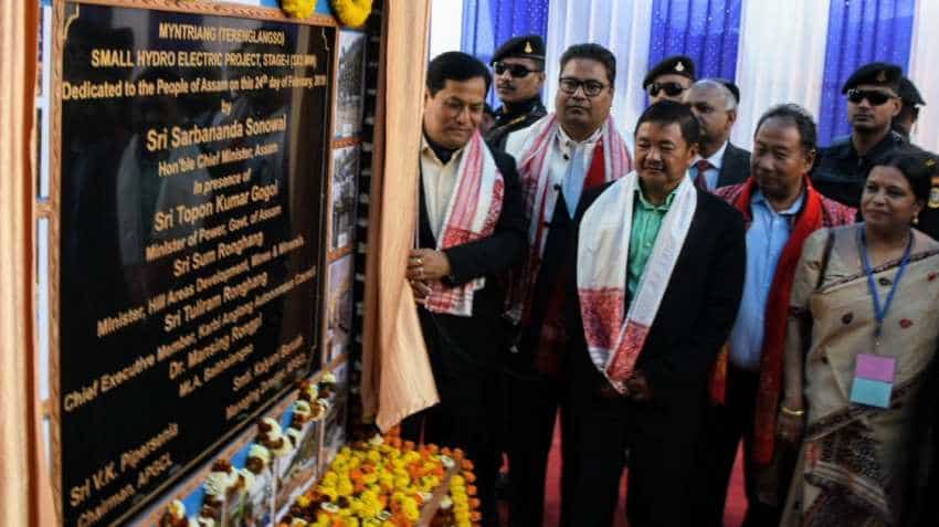 9 MW Myntriang Small Hydro Electric Project inaugurated by Assam CM Sarbananda Sonowal 9 MW Myntriang Small Hydro Electric Project inaugurated by Assam CM Sarbananda Sonowal